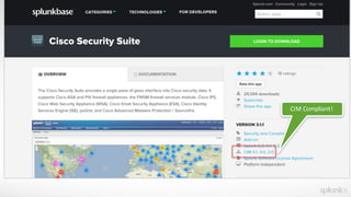 SplunkLive Melbourne Splunk for Operational Security Intelligence | PDF