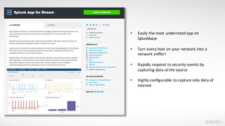 SplunkLive Melbourne Splunk for Operational Security Intelligence | PDF