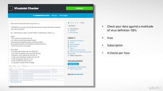 SplunkLive Melbourne Splunk for Operational Security Intelligence | PDF
