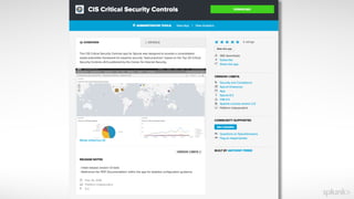 SplunkLive Melbourne Splunk for Operational Security Intelligence | PDF