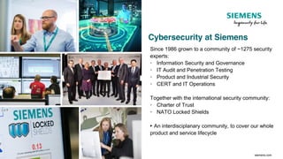 SplunkLive! Munich 2018: Siemens Security Use Case | PDF