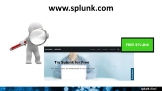 Getting Started with Splunk Enterprise Hands-On | PPTX