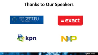 5
Thanks to Our Speakers
 