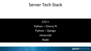Splunk's api how we built it | PDF