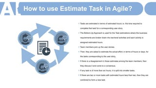 Agile Estimating Technique | PPTX