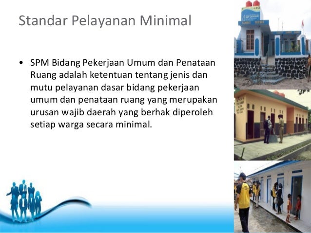 Standar Pelayanan Minimal Air Minum dan Sanitasi 2014