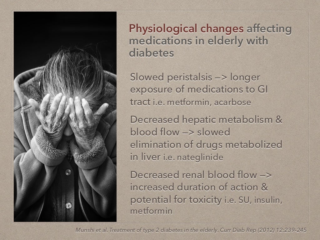 Management of Diabetes in the Elderly
