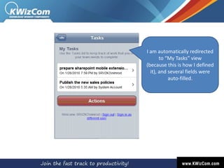 Powerful forms (field-level permissions, tabs, default values, field validation rules, field constraints)