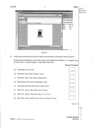 Spm produksi multimedia 2008 | PDF