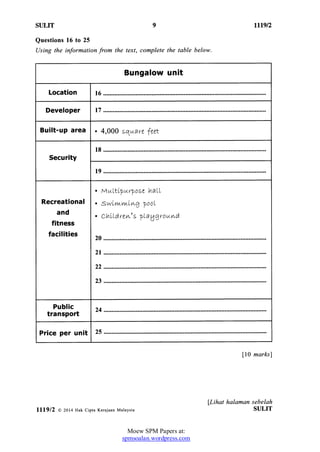 [Spmsoalan]soalan spm 2014 bi (1) | PDF