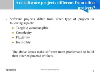 Software project management is an art and discipline of planning and ...