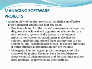 Software Project Management IUnit 1 chapters | PPTX