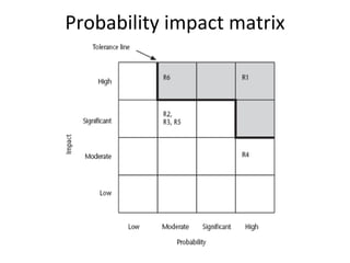 Probability impact matrix 