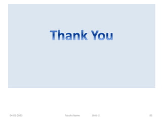 04-05-2023 Faculty Name Unit -2 85
 
