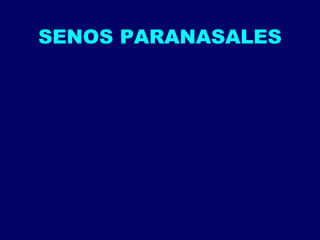 SENOS PARANASALES 