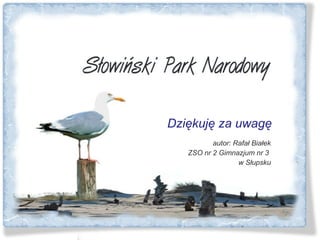 Dziękuję za uwagę autor: Rafał Białek ZSO nr 2 Gimnazjum nr 3  w Słupsku 