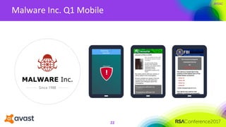 #RSAC
Malware Inc. Q1 Mobile
22
 