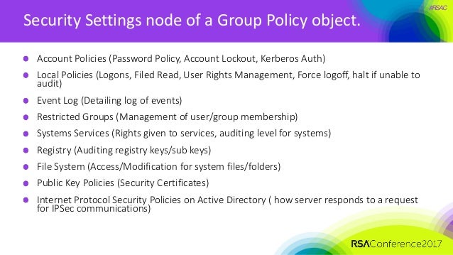 learning group policy