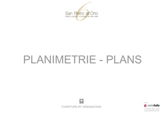 San Pietro allOrto 6 Milano Planimetrie Floor plans 2011