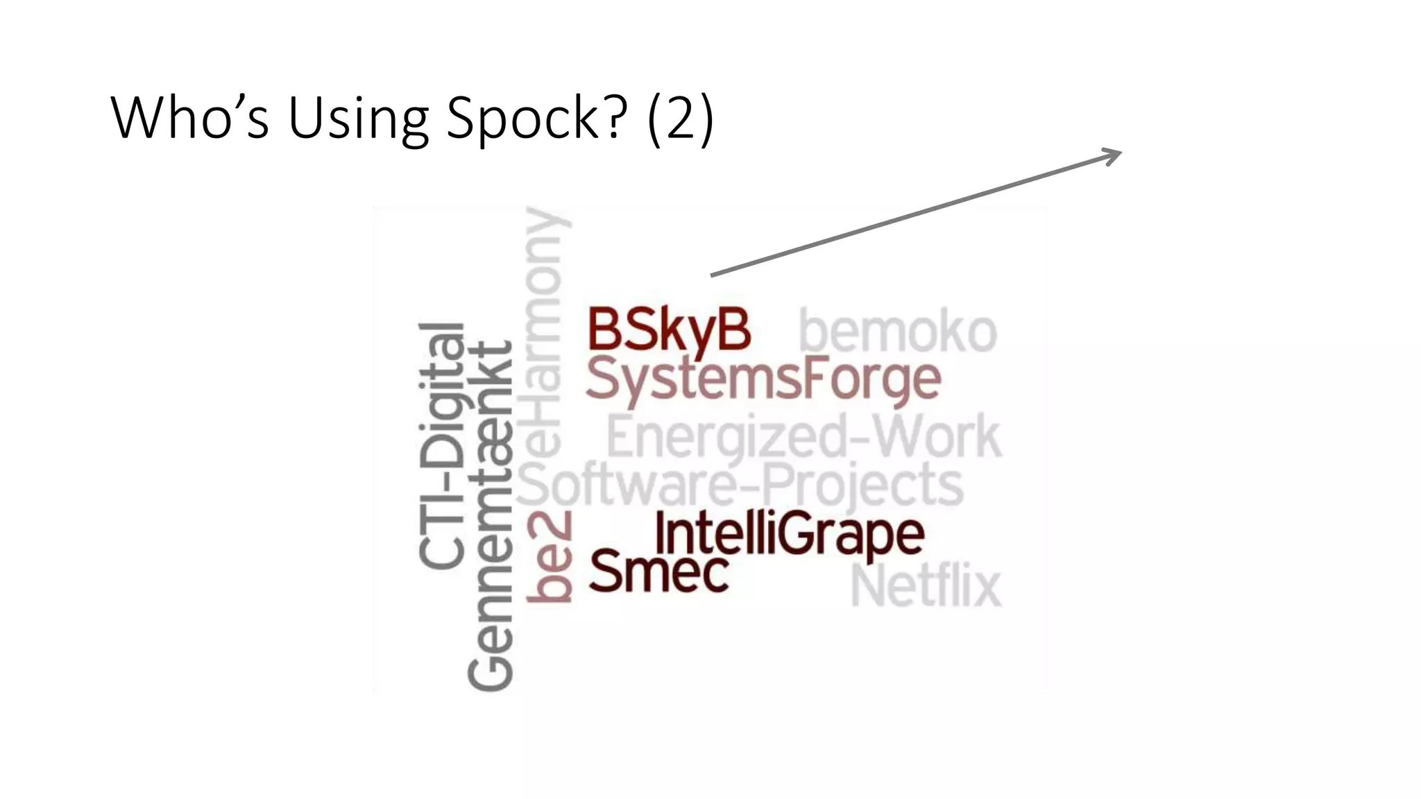 Who’s Using Spock? (2)
 