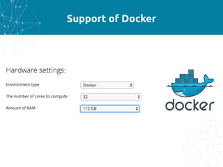 Support of Docker
 