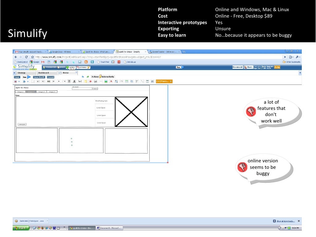 Simulify Platform Online and Windows,