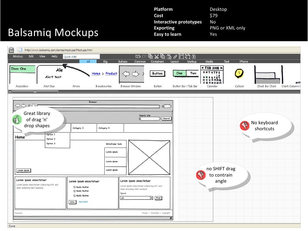 Balsamiq wireframe examples Balsamiq wireframe examples