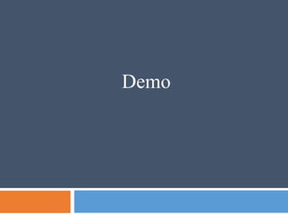 Demo
 