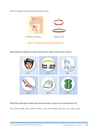 Spoken english section1-thesoundsystemofenglish | PDF