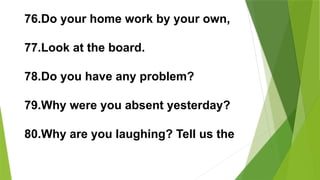spoken english DAILY USAGE IN CLASS ROOM | PPTX