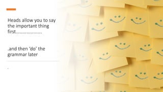 spoken grammar heads and tails.pptx