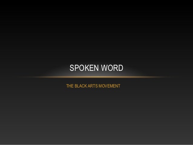Spoken word presentation