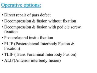 SPONDYLOLISTHESIS.ppt