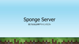 Sponge Server
夜子まま＠神戸マインクラフト
 