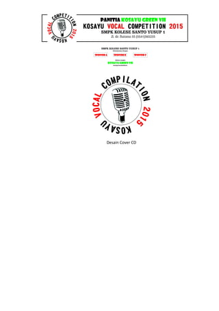 Desain Cover CD
 