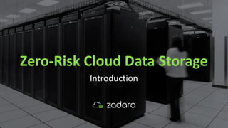 Zero-Risk Cloud Data Storage
Introduction
 