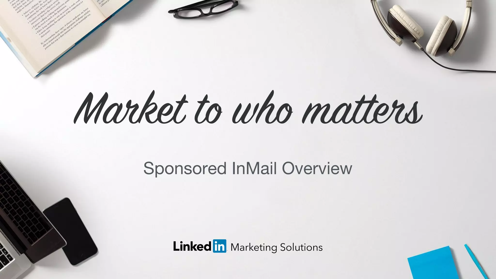 Sponsored InMail Overview
 