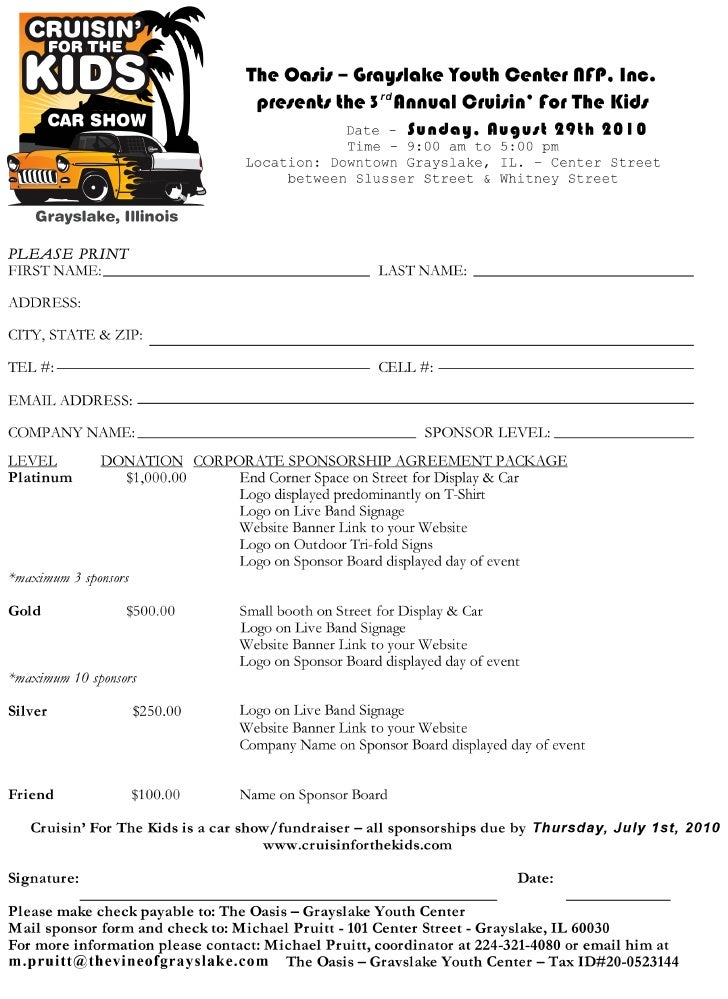 How To Sponsor A Car Show How To Sponsor A Car Show