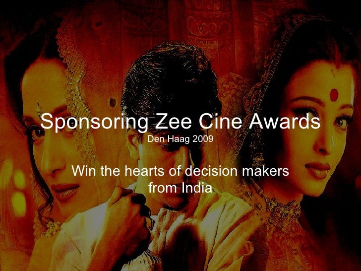 Sponsoring Zee Cine Awards