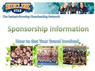 The Fastest-Growing Cheerleading Network SponsorshipInformation  How to Get Your Brand Involved 