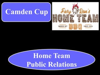 Home Team
Public Relations
Camden Cup
 
