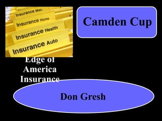 Edge of
America
Insurance
Camden Cup
Don Gresh
 