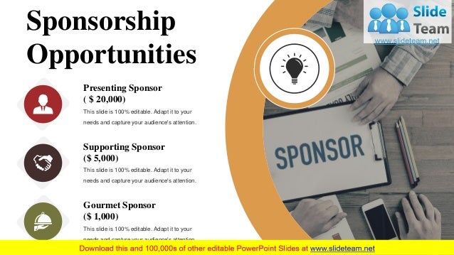 Sponsorship Proposal Outline PowerPoint Presentation Slide