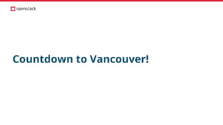 Countdown to Vancouver!
 