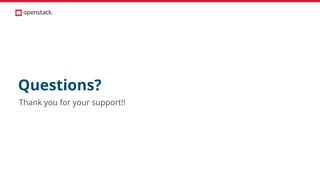 Questions?
Thank you for your support!!
 