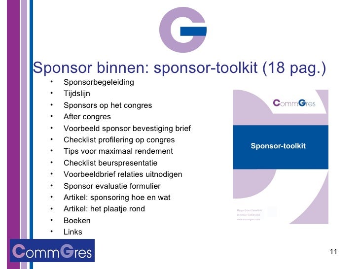 Sponsorwerving voor uw congres/event