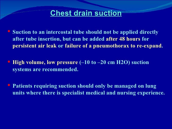 Spontaneous Pneumothorax An Update