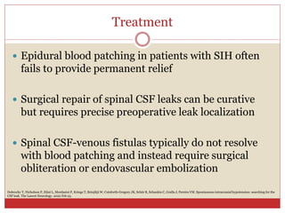 Spontaneous Intracranial Hypotension.pptx