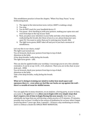 You do NOT reach for your handheld device 