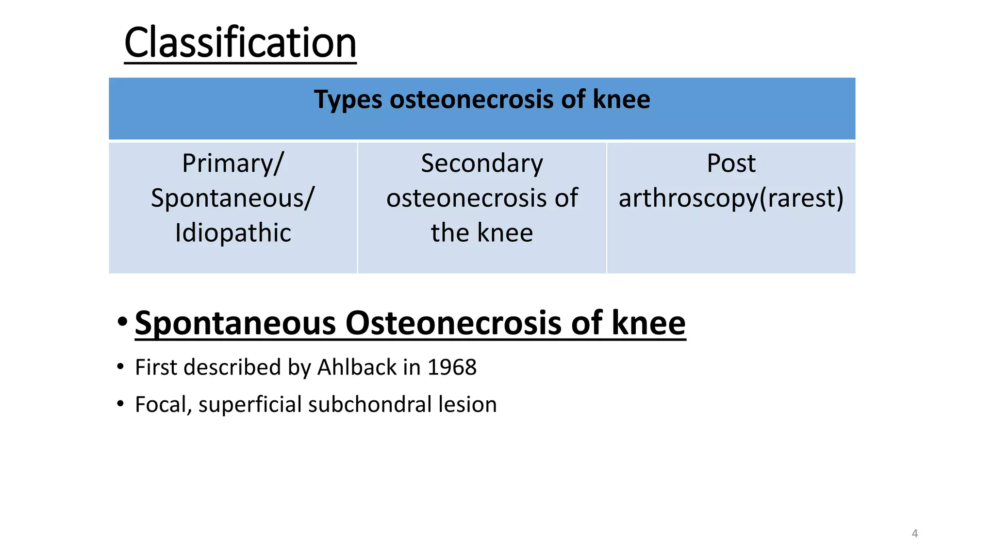 Spontaneous Osteonecrosis of the Knee.pptx